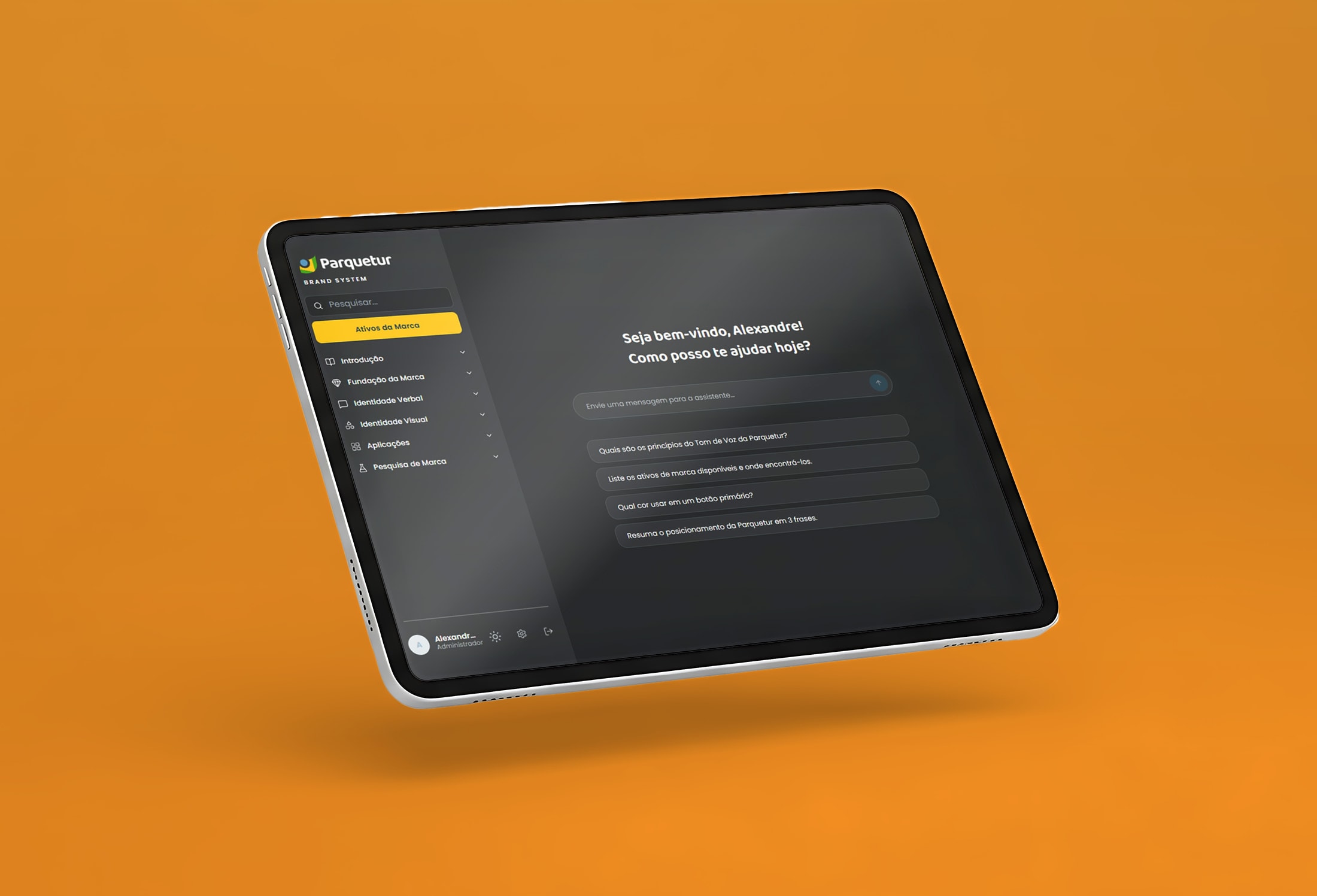 Parquetur Brand System