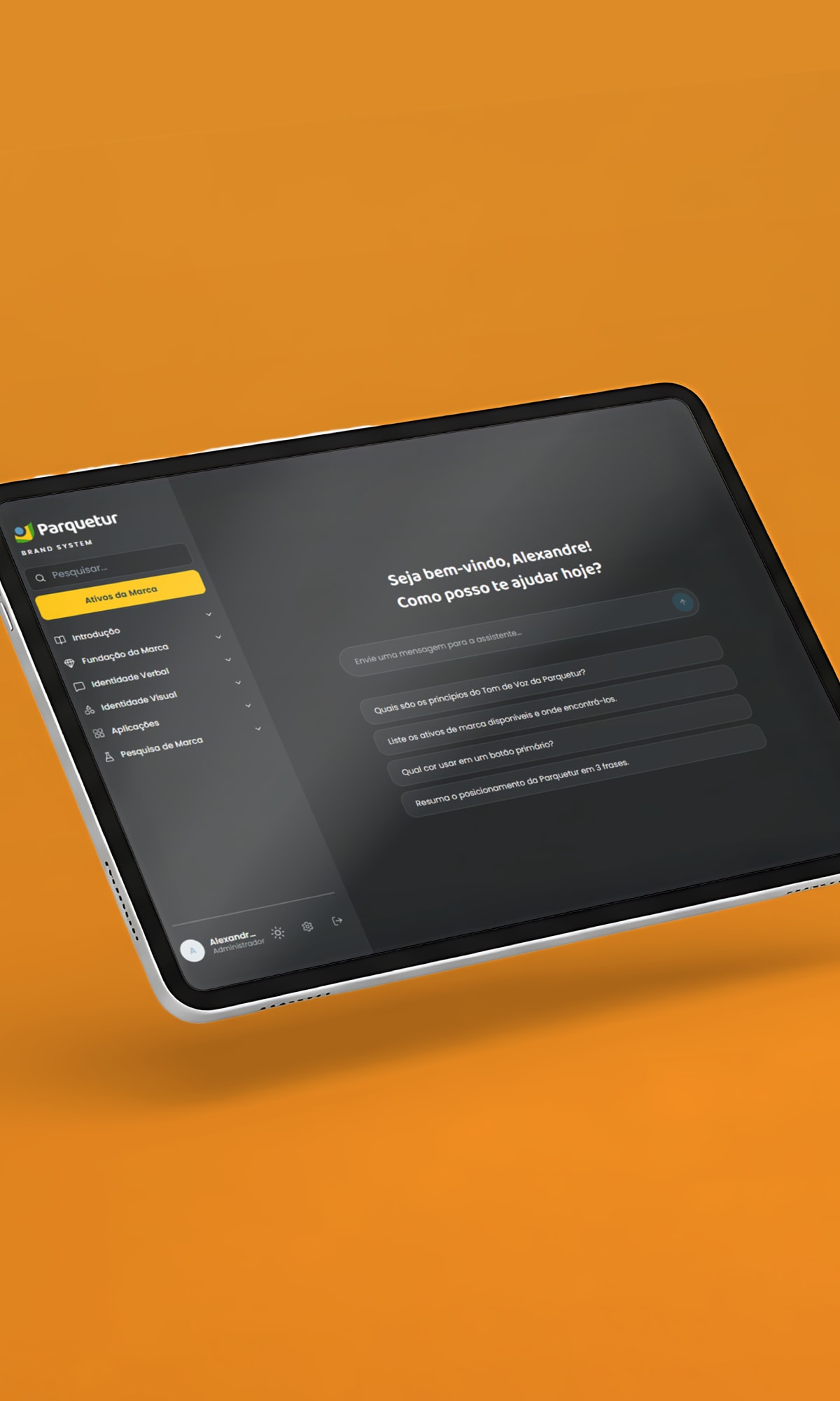 Parquetur Brand System